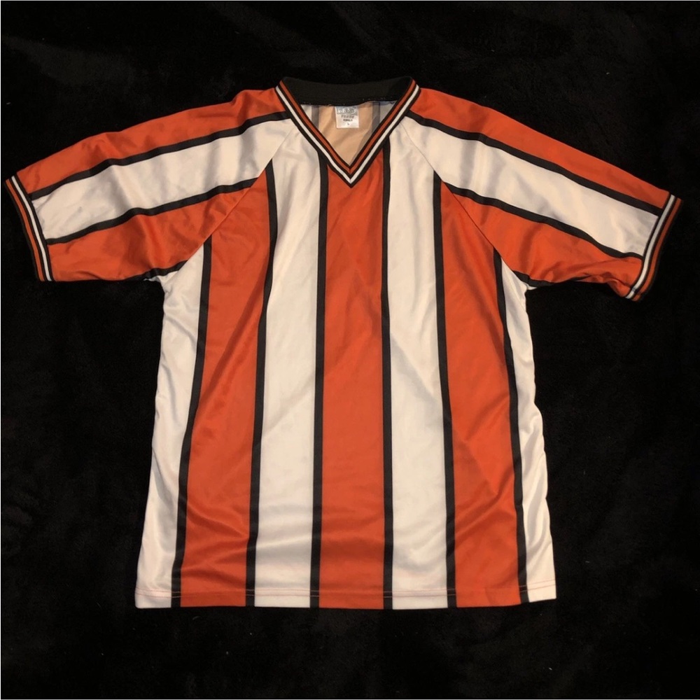 Vintage 90s Soccer Rugby Jersey World Cup Shirt Size L VKM  Blank